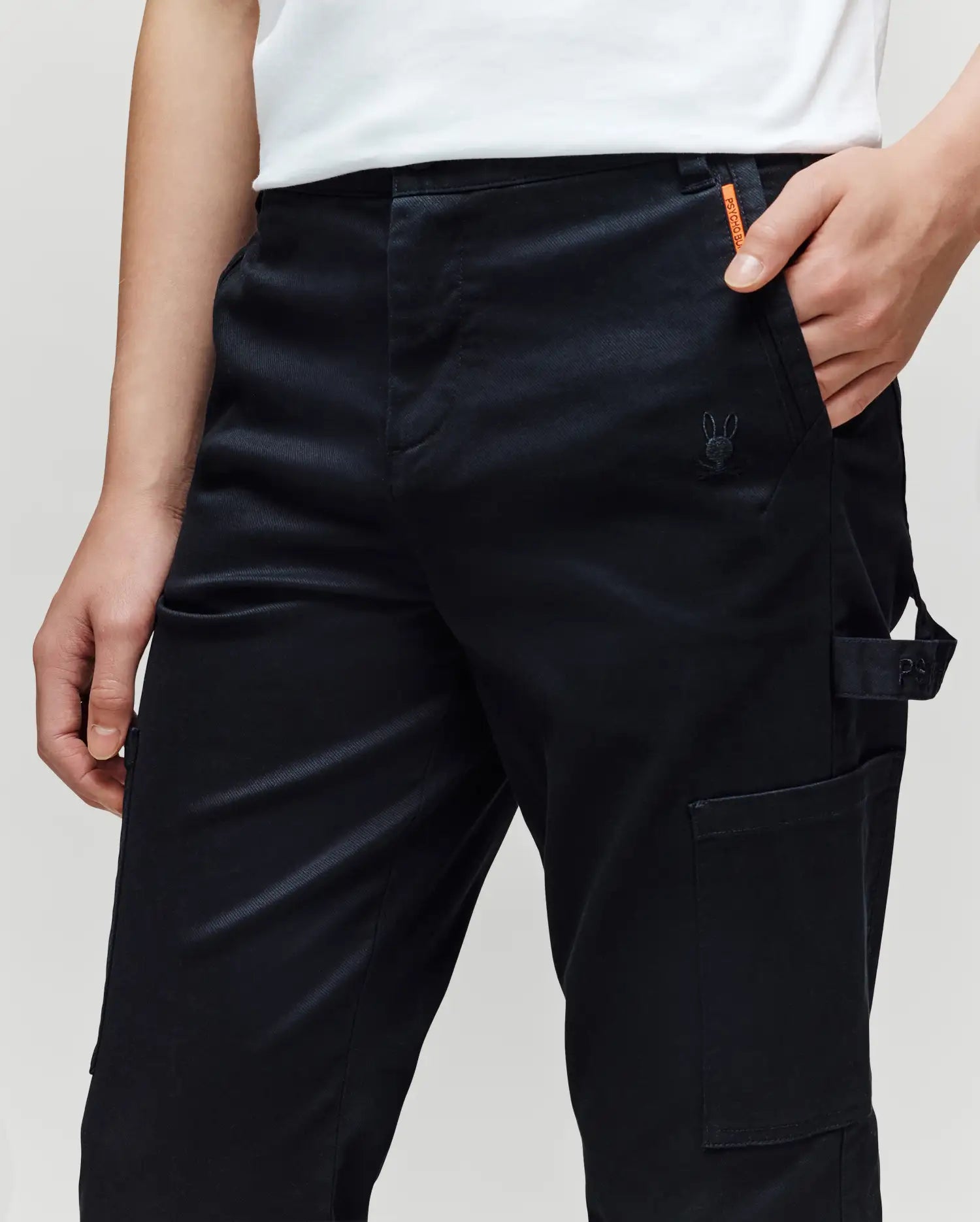 Psycho Bunny Kids Bottoms Russell Carpenter Pant pantaloni neri cargo