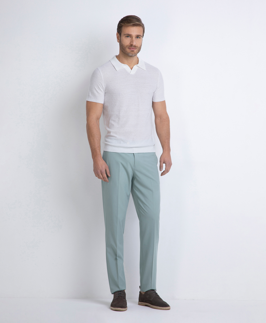 Markup Uomo Maglieria Polo derby bouclè polo