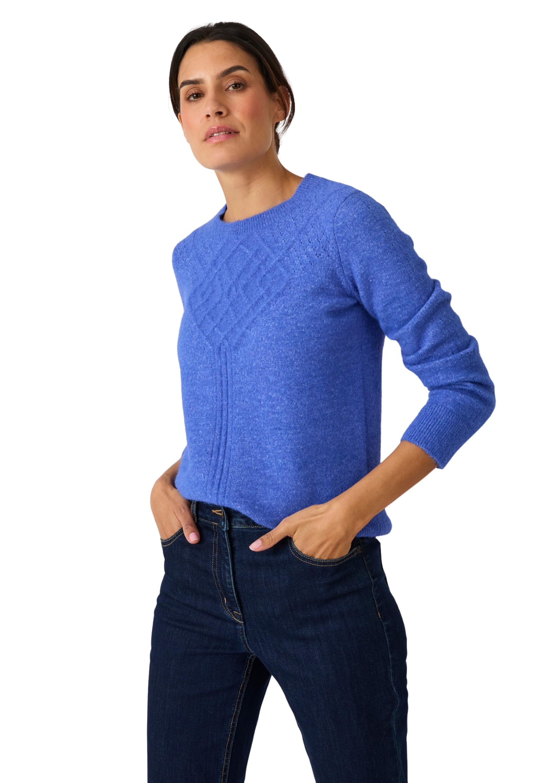 Damart Thermolactyl Maglione da donna azzurro caldo
