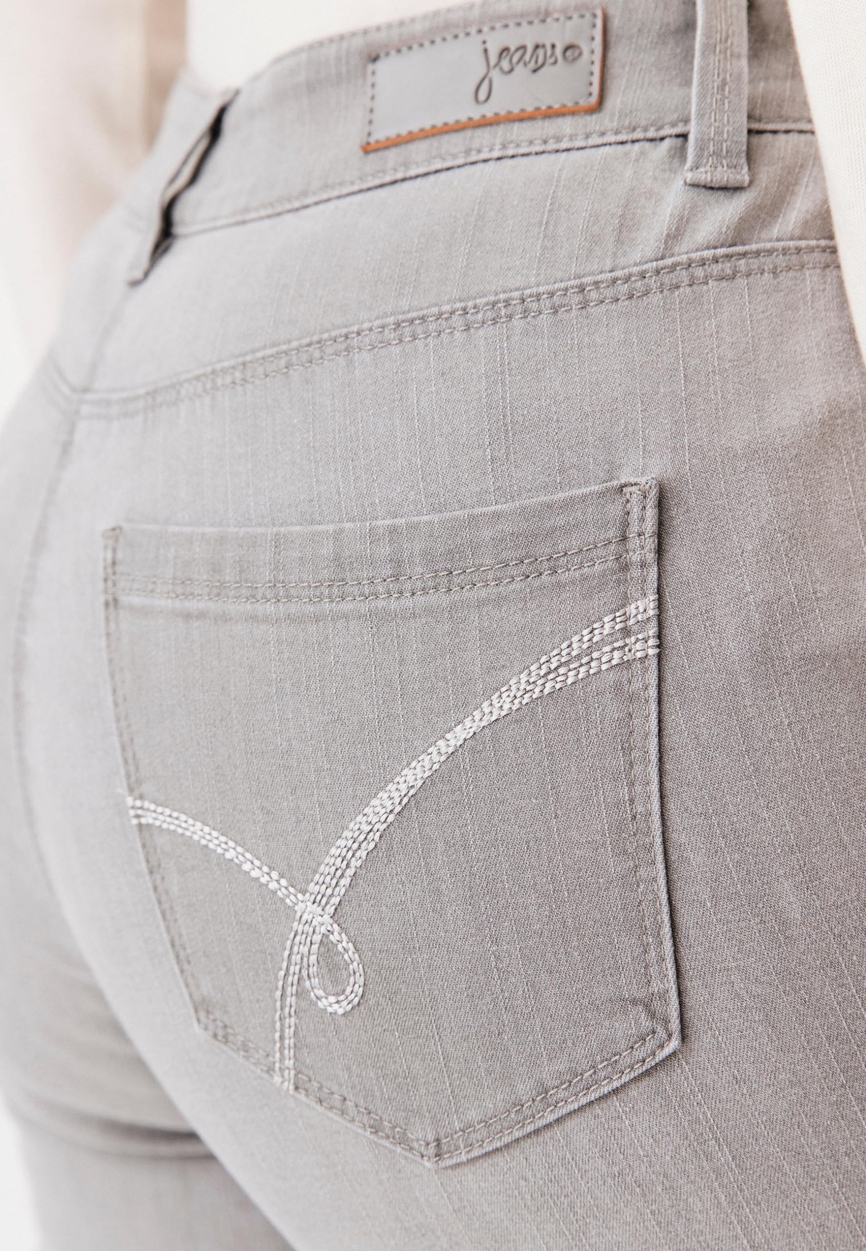 Damart Prêt-à-porter pantalone donna a vita alta gamba dritta