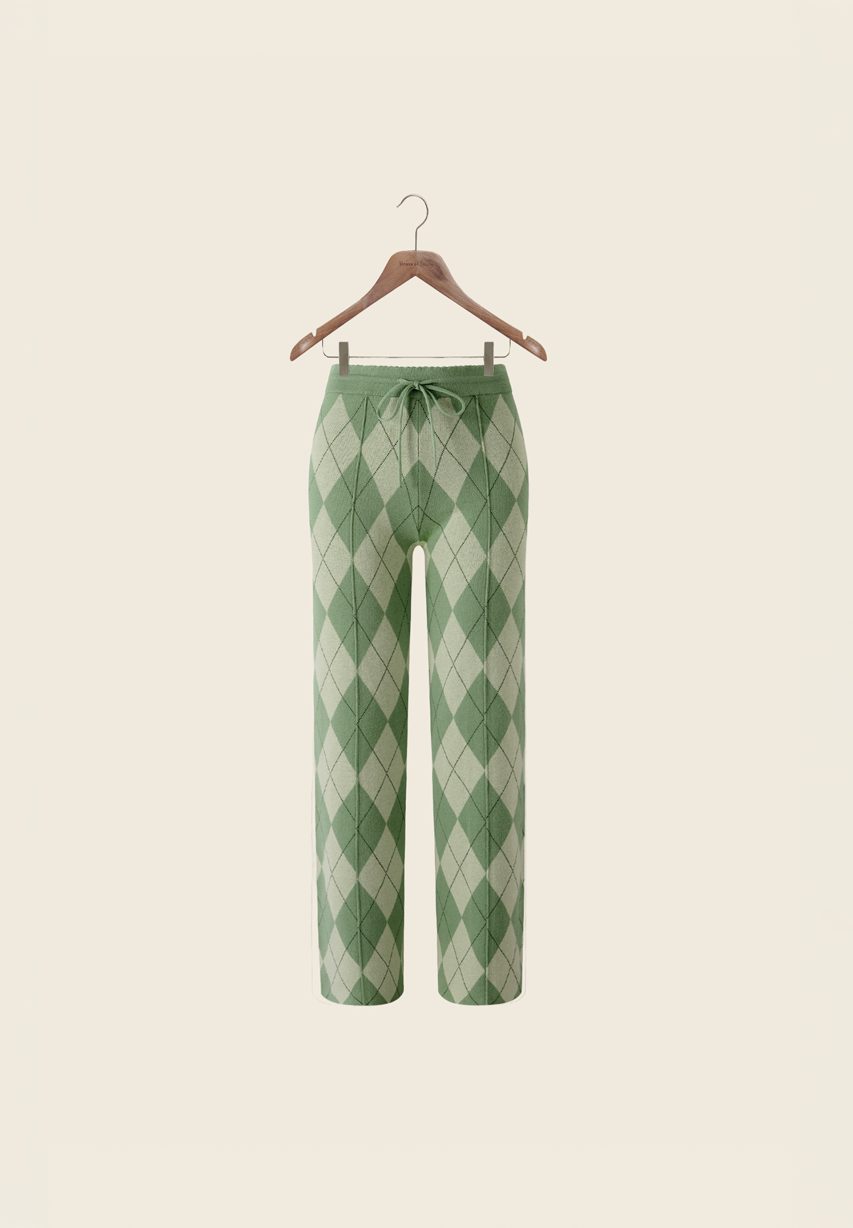 House Of Sunny Women's Shorts & Trousers Argyle Lounge Pant pantaloni
