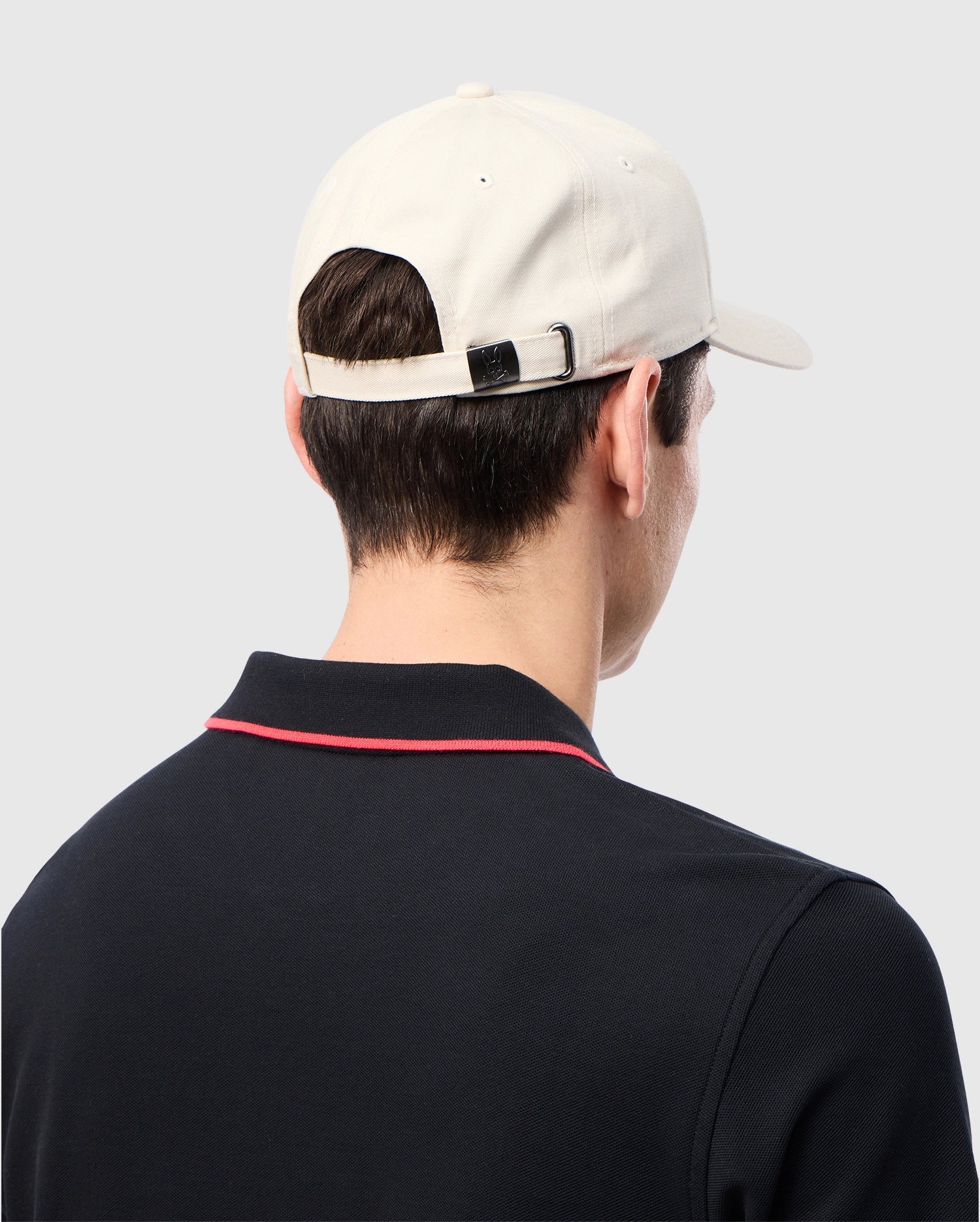 Psycho Bunny Accessories B6A816B200 cappellino baseball Natural Linen cotone