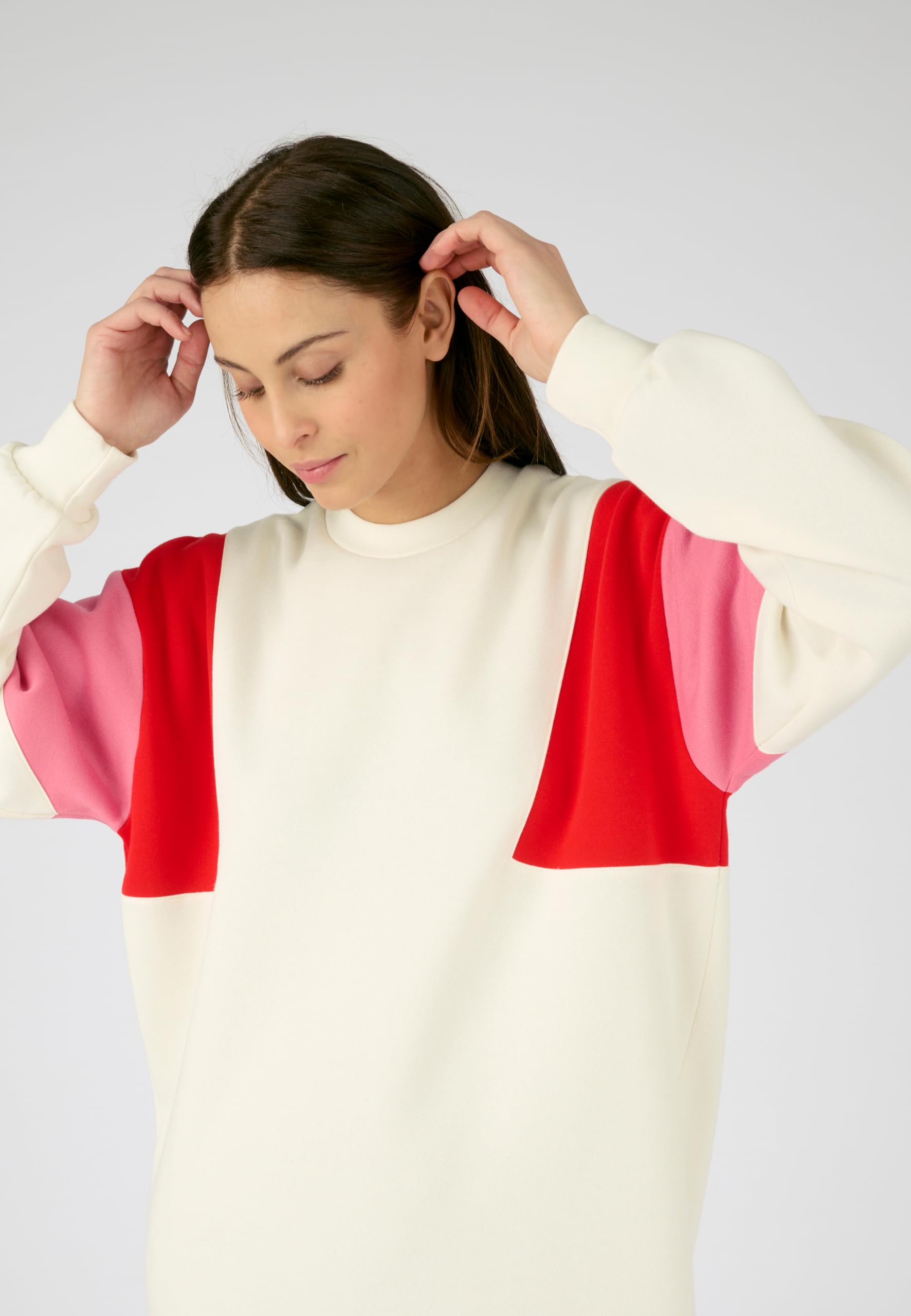 Damart Thermolactyl abito felpa Colorblock dritto XS caldo