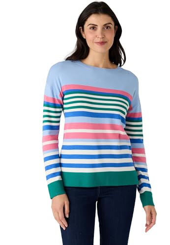 Damart Prêt-à-porter Maglione a righe da donna maglione ampio lana