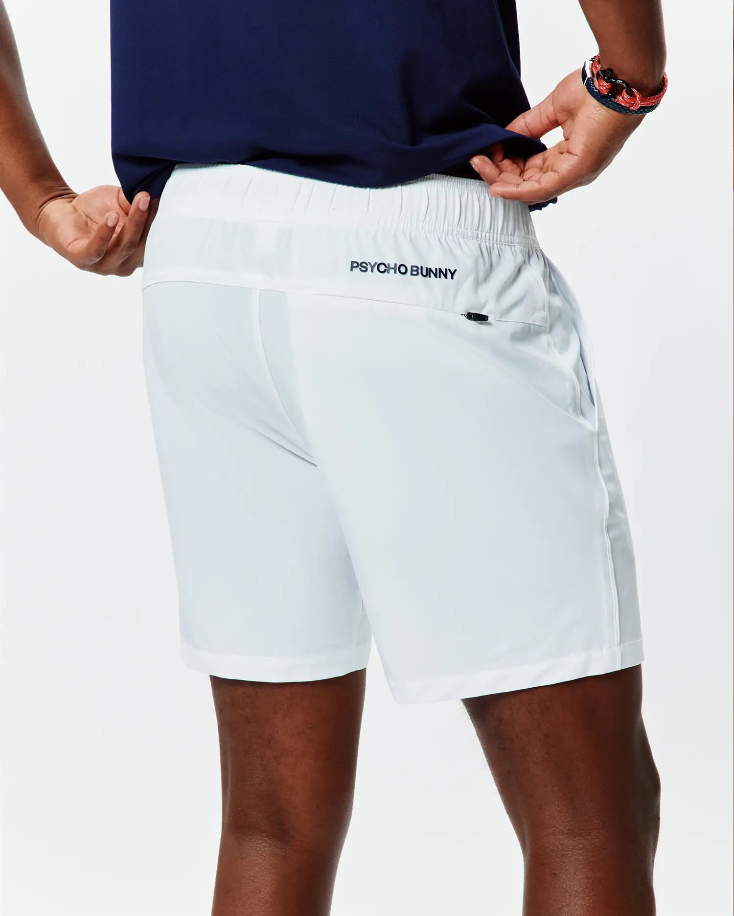 Psycho Bunny Men's Shorts Blaze Short 7 MB0700046 shorts bianchi