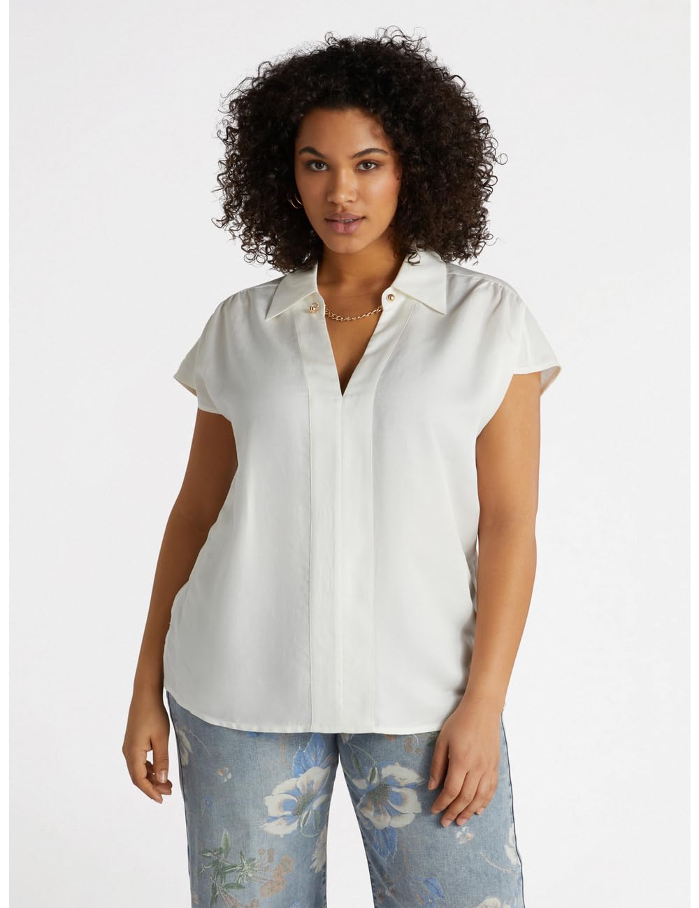 Fiorella Rubino Camicie e bluse Blusa con Catena con Fibre in Tencel