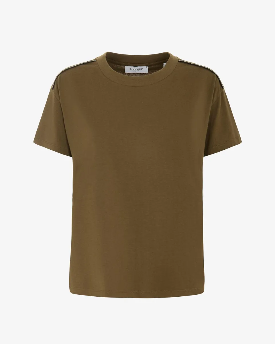Markup Donna T-Shirt & Felpe T-shirt con applicazione su spalle