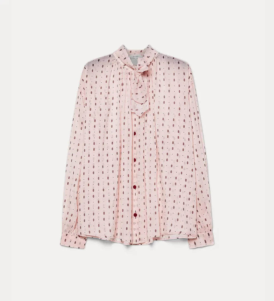 Forte camicie Le Club Bohemian Shirt camicia cherry blossom in voile