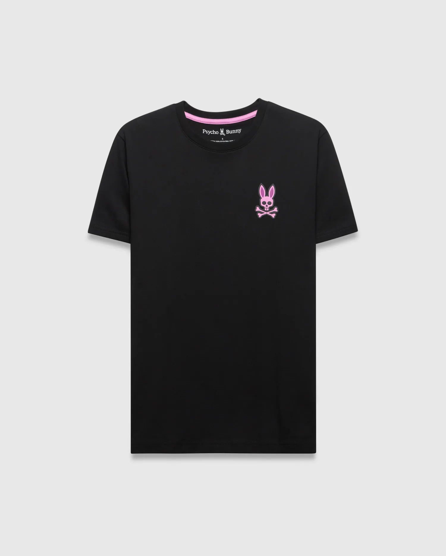 Psycho Bunny Men's Tees Frank Back Graphic Tee MT0200293 t-shirt 2/XXS nera