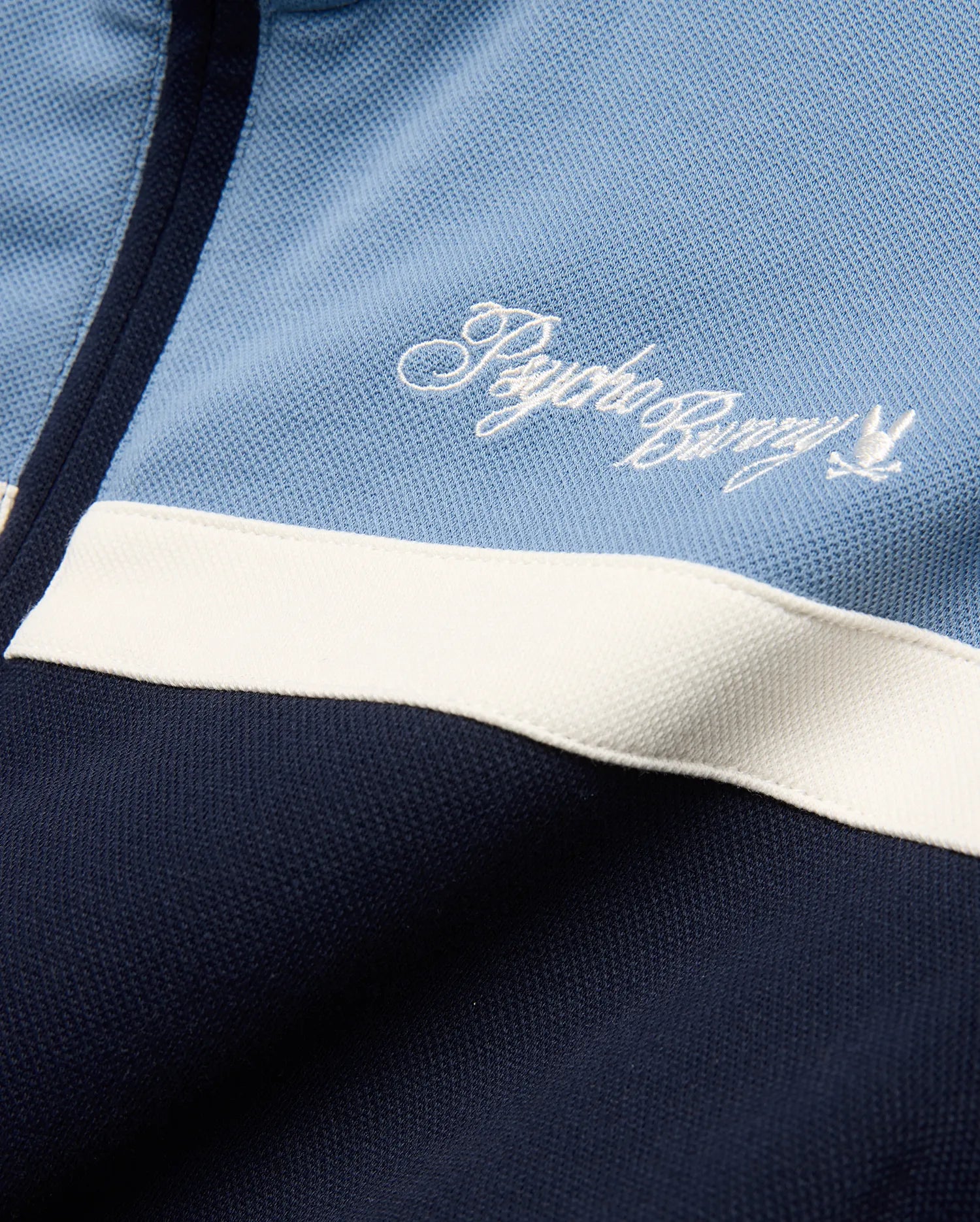 Psycho Bunny Kids Outerwear KIDS' JACQUES PIQUE TRACK JACKET KT0500118 giacca blu