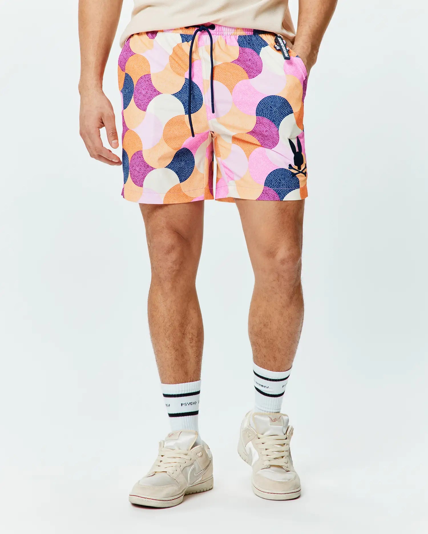 Psycho Bunny Men's Swimwear Ethan Swim Trunk 6" costume uomo crocus