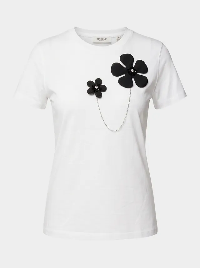 Markup Donna T-Shirt & Felpe T-shirt con spilla t-shirt