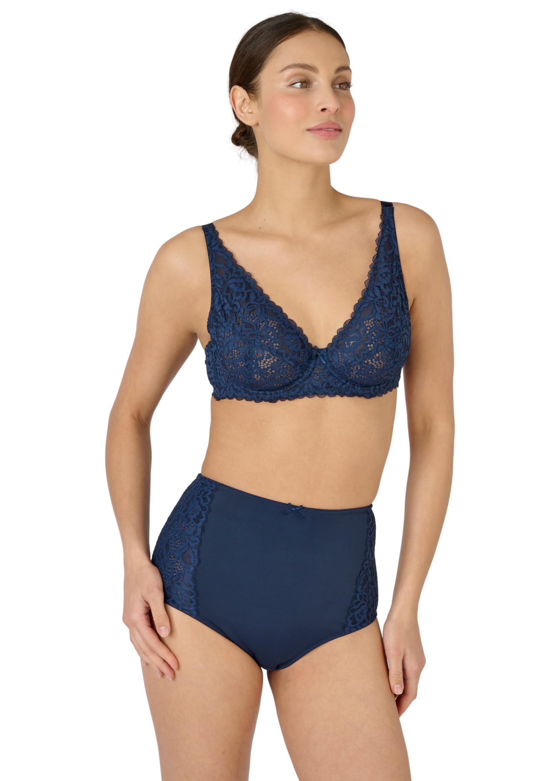 Damart Biancheria intima Diana Reggiseno con ferretto Rosa pallido in pizzo