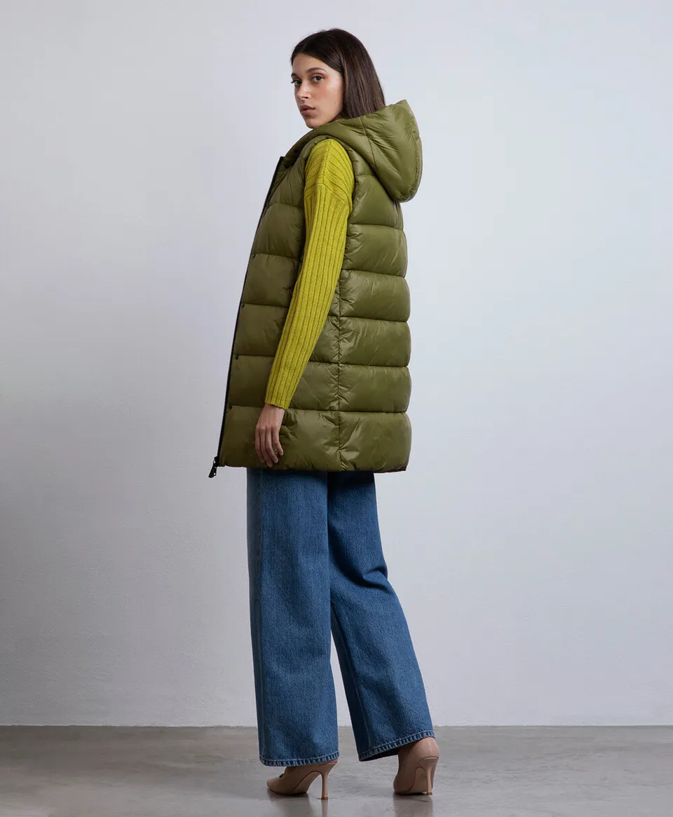 Markup Donna Giacche & Giubbotti Smanicato lungo in nylon gilet