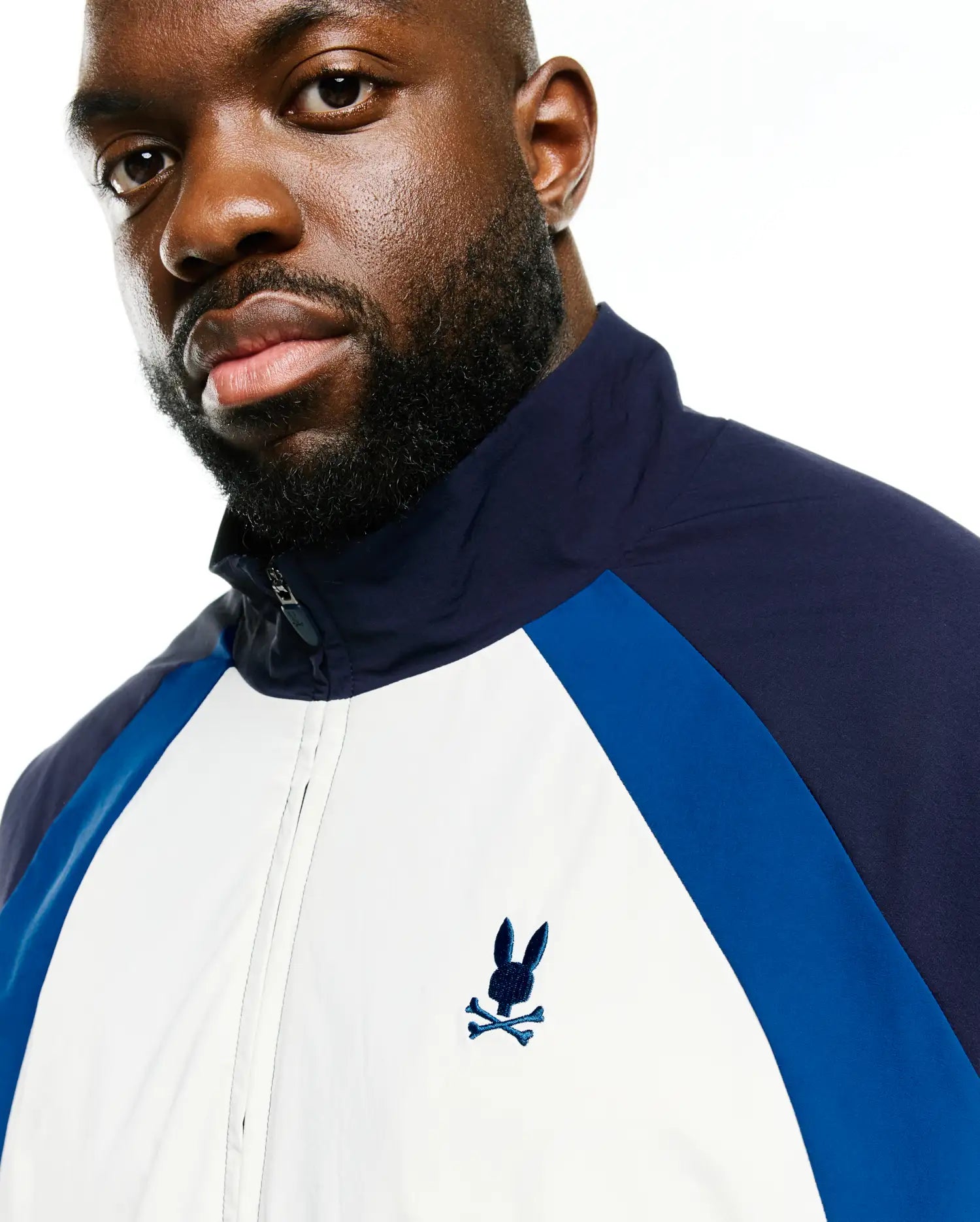 Psycho Bunny Big & Tall BIG AND TALL DIMITRI TRACK JACKET BT0500019 giacca blu