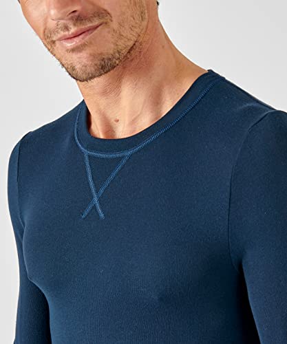 Damart Thermolactyl Sensitive maglietta maniche lunghe blu marine scuro S