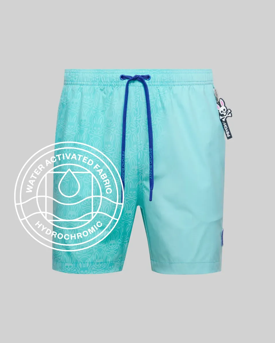 Psycho Bunny Men's Swimwear Samos costume da bagno 6" Antigua Sand idroreattivo