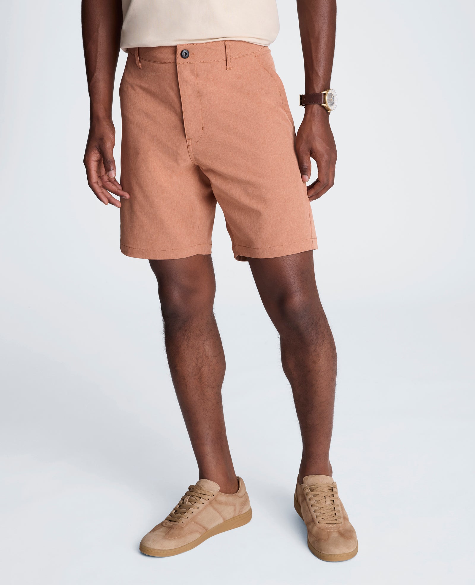 Kenneth Cole Reaction Clothing Performance Tech Short uomo arancione tecnico