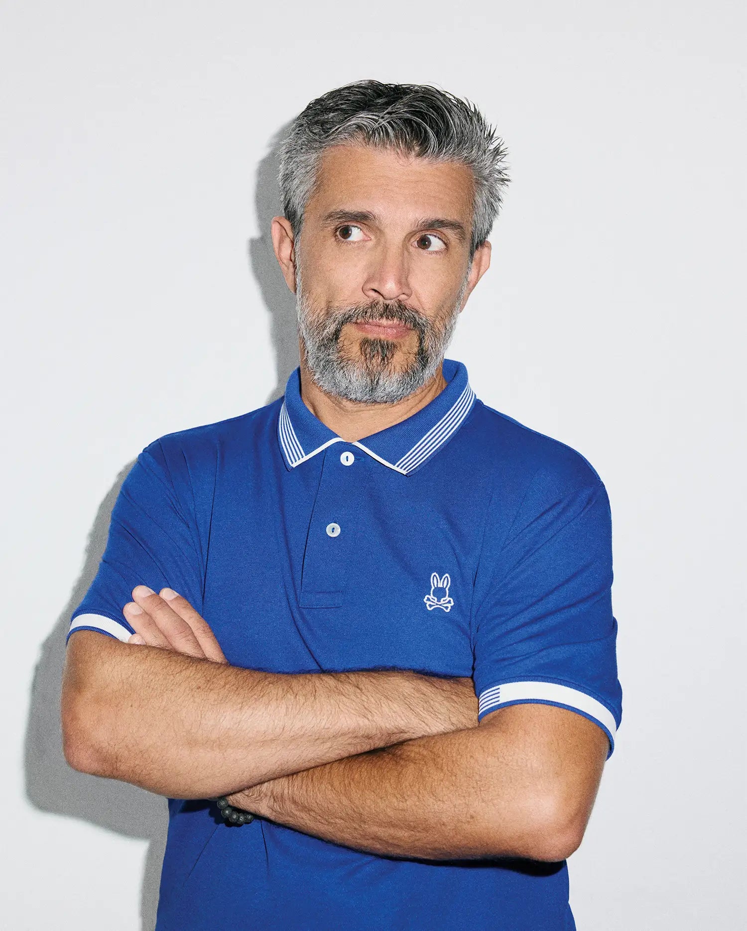 Psycho Bunny Men's Polos Timmy Performance polo blu regular