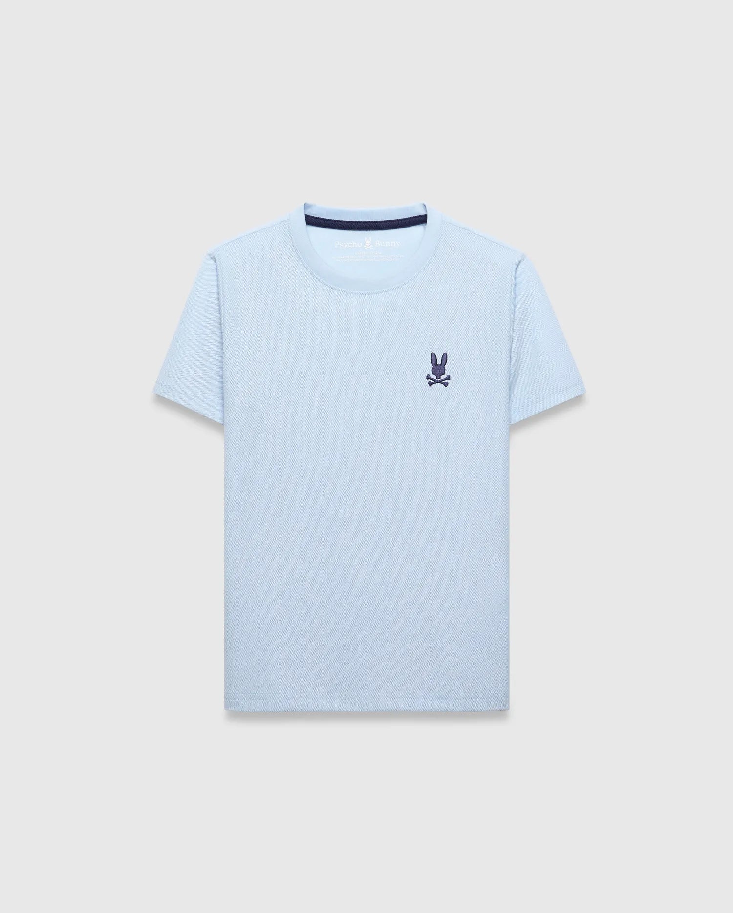 Psycho Bunny Kids Tees Taylor Pique Tee T-shirt bambini blu