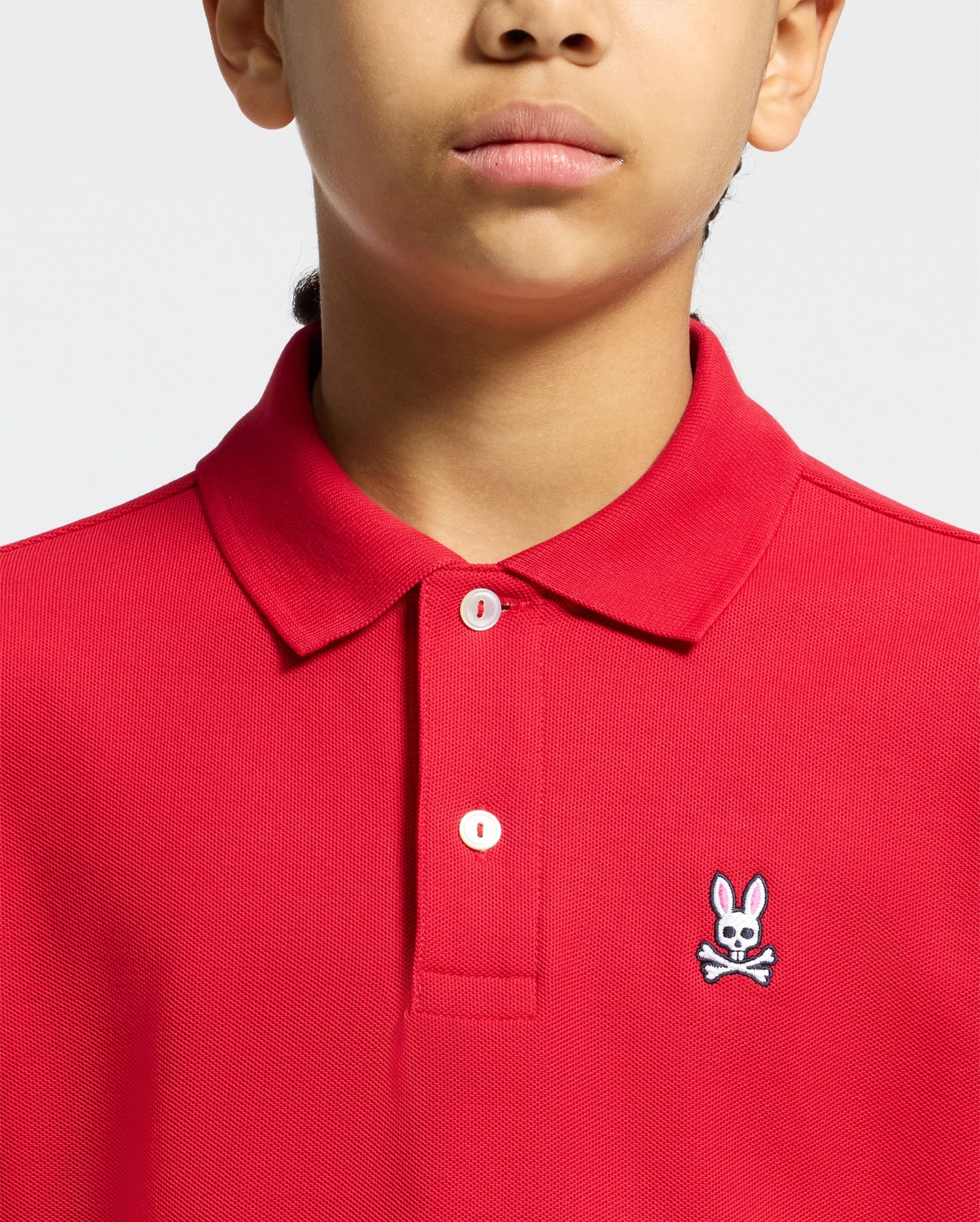 Psycho Bunny Kids Polo Shirts KIDS CLASSIC PIQUE POLO SHIRT polo rosso 621