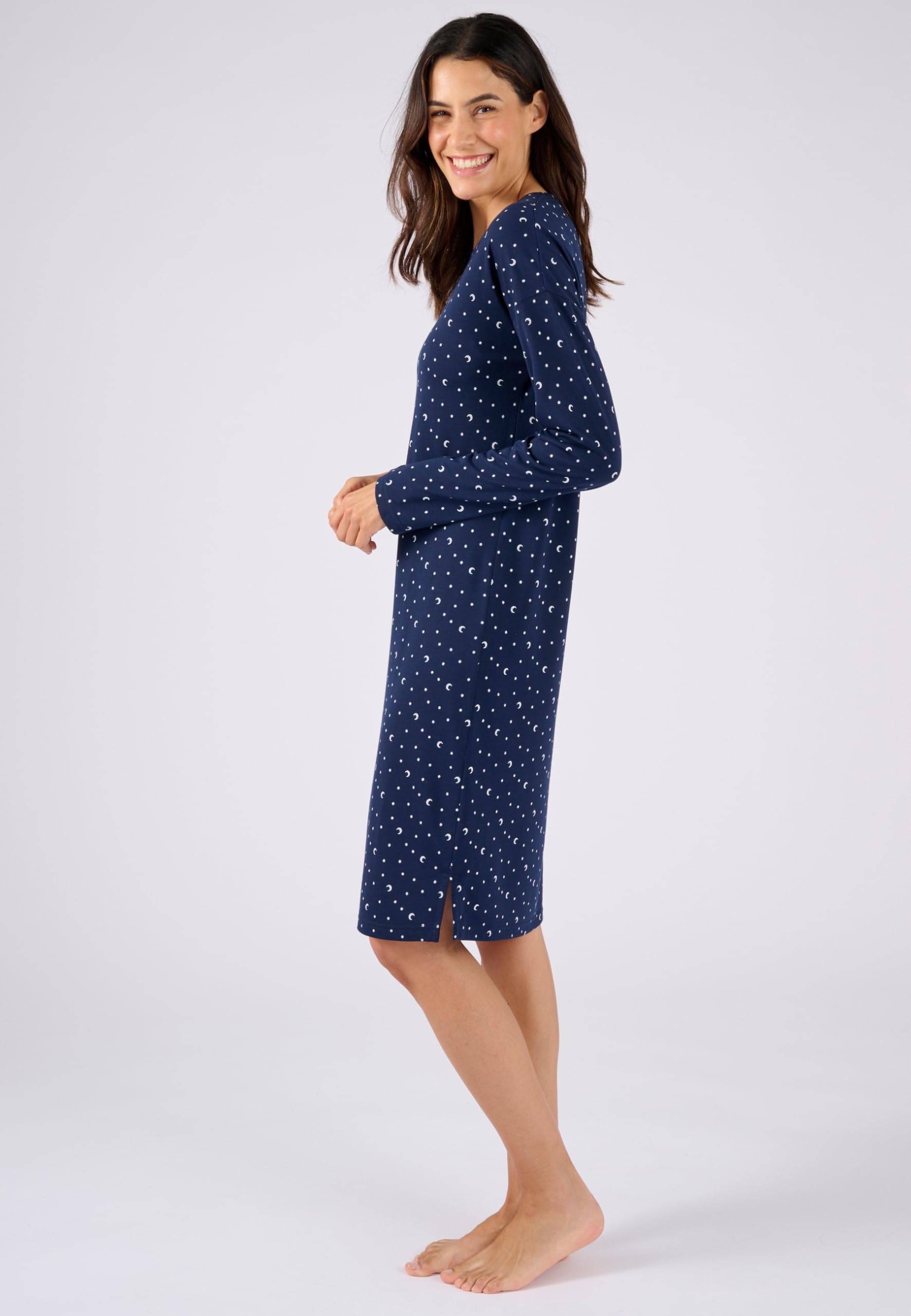 Damart Homewear Camicia da notte Thermolactyl in Maile Jersey donna XS