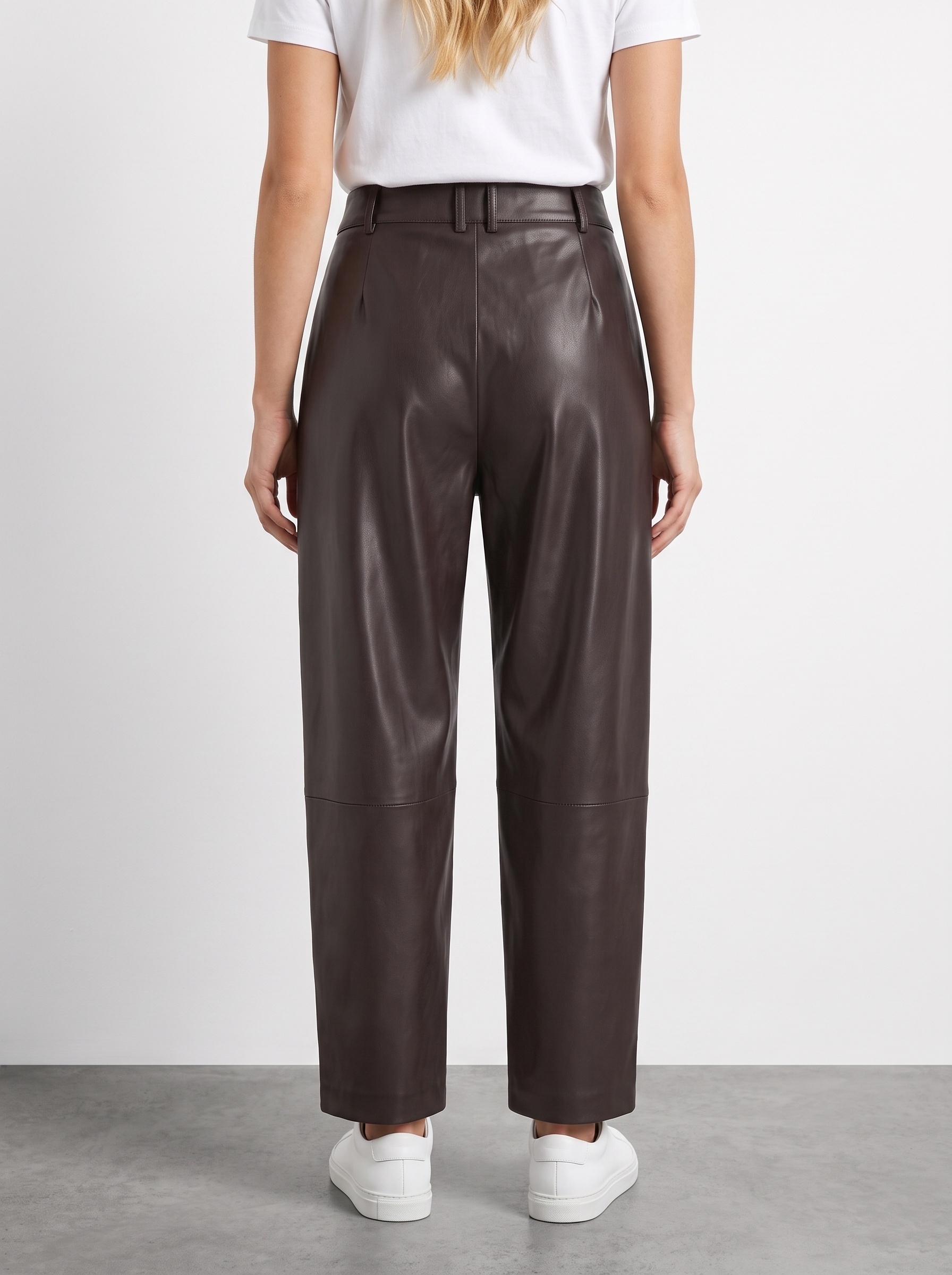 Markup Donna Jeans & Pantaloni Pantalone balloon in similpelle pantalone similpelle