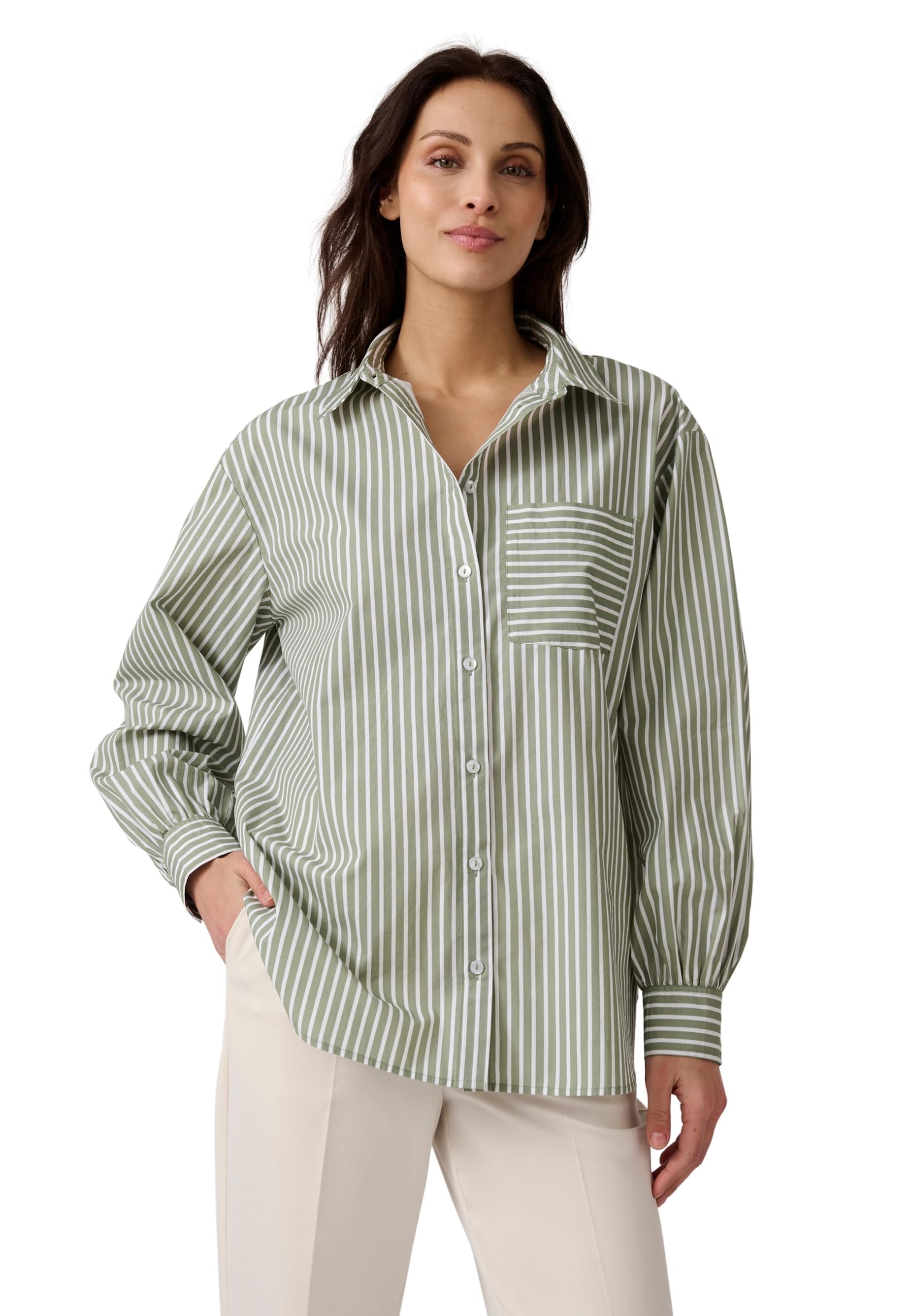 Damart Prêt-à-porter Camicia Donna Blu 56 cotone biologico