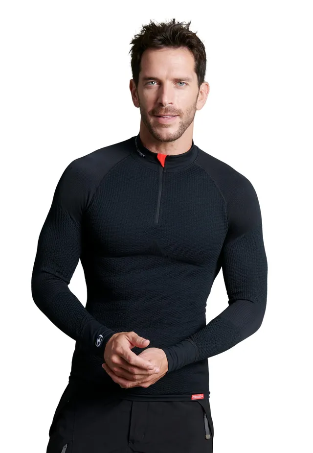 Damart Thermolactyl Maglia Energy Thermolactyl 4 uomo con zip M