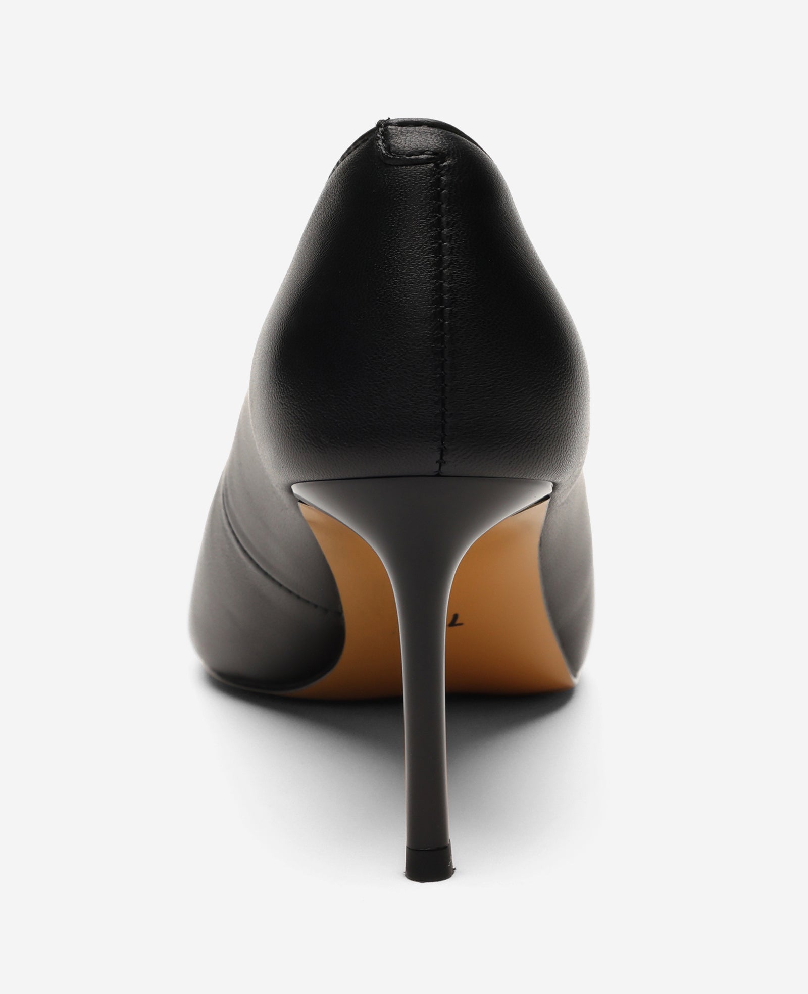 Kenneth Cole Reaction Shoes Perfecto Leather High Vamp Pump décolleté nere pelle