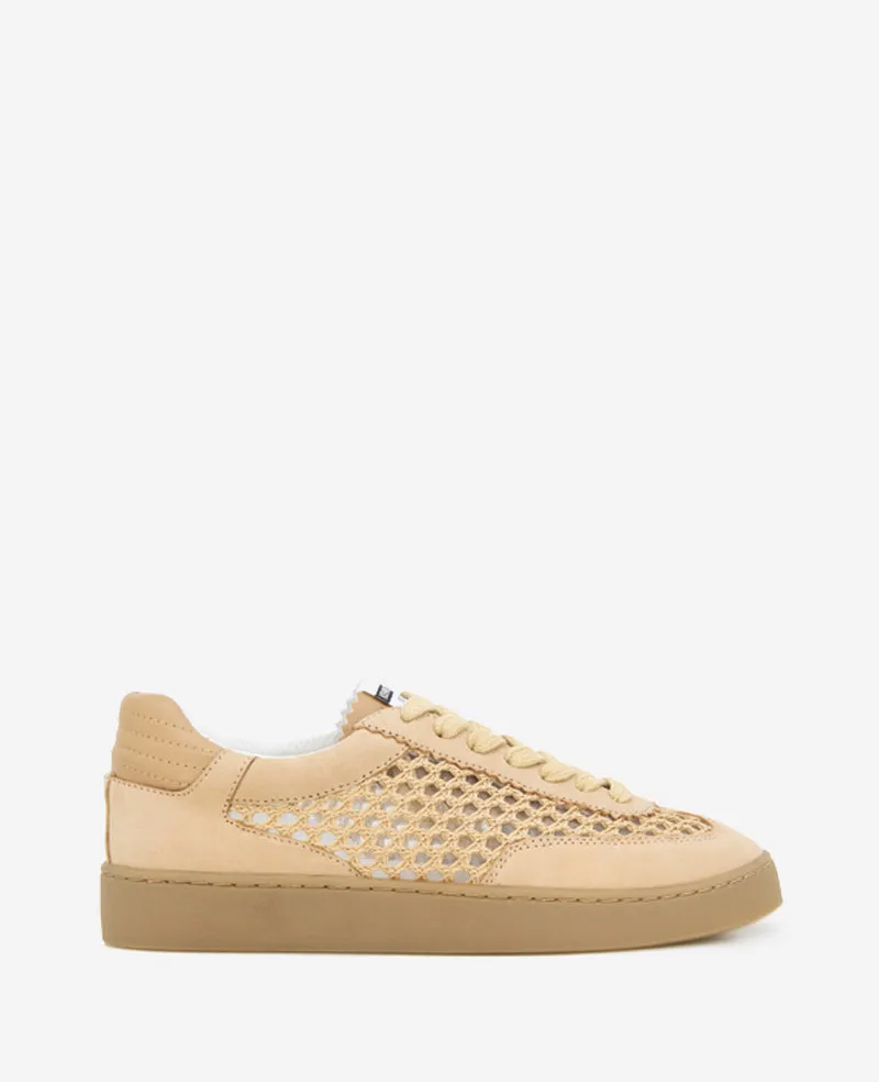 Kenneth Cole Reaction Shoes Sam Raffia Mesh Sneaker sneaker Natural Mesh, memory foam