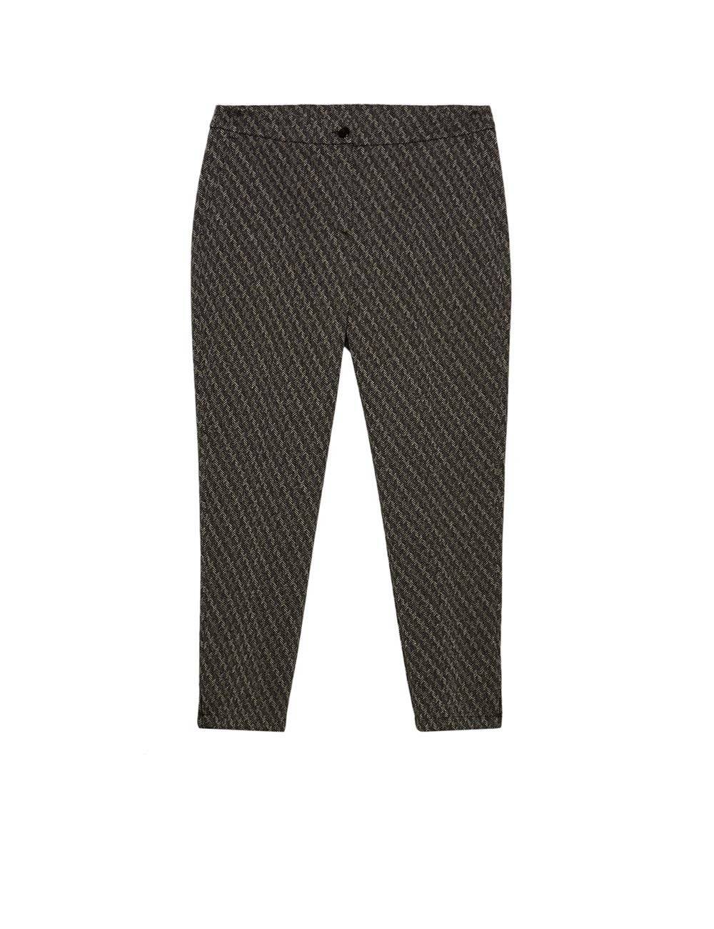 Fiorella Rubino Pantaloni Pantaloni in Punto Milano Fantasia pantaloni con piega stirata