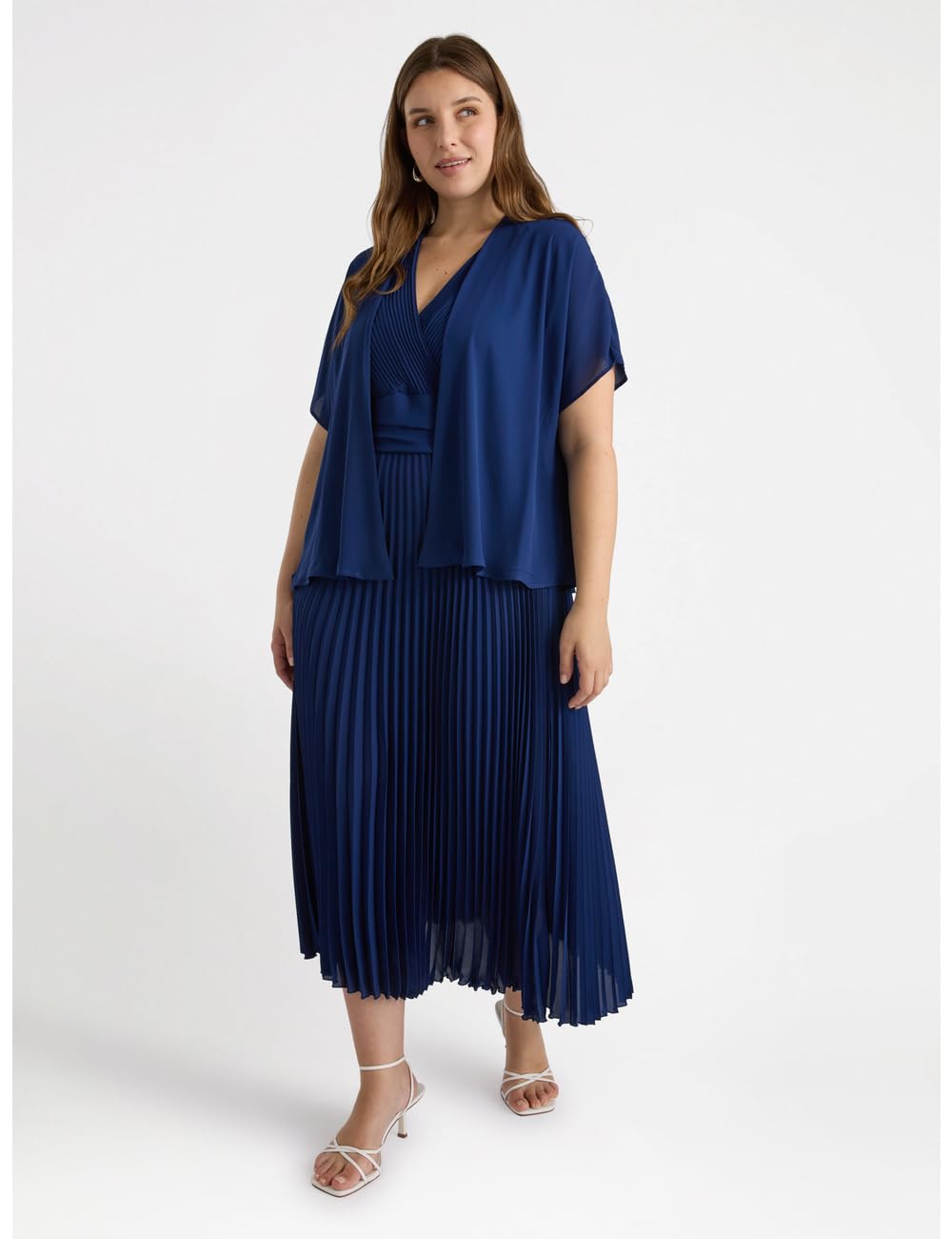 Fiorella Rubino Giacche e blazer Coprispalle in georgette curvy