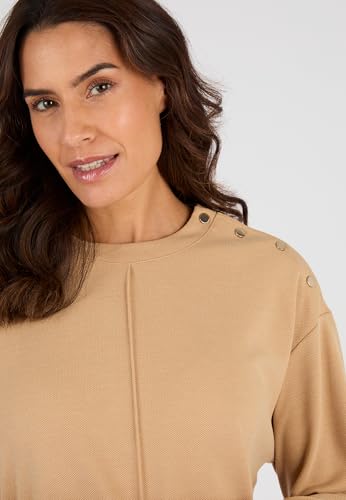 Damart Prêt-à-porter Felpa in Maglia Piquata Donna 38-40 poliestere riciclato