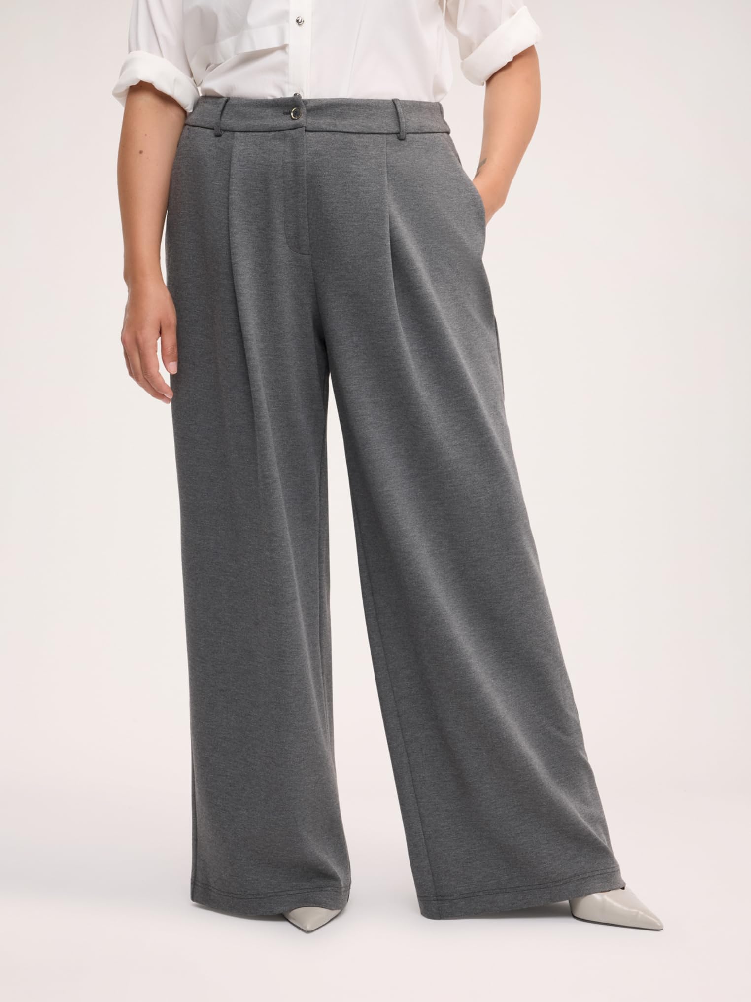 Fiorella Rubino Pantaloni Wide Leg pantaloni M Plus in Punto Milano