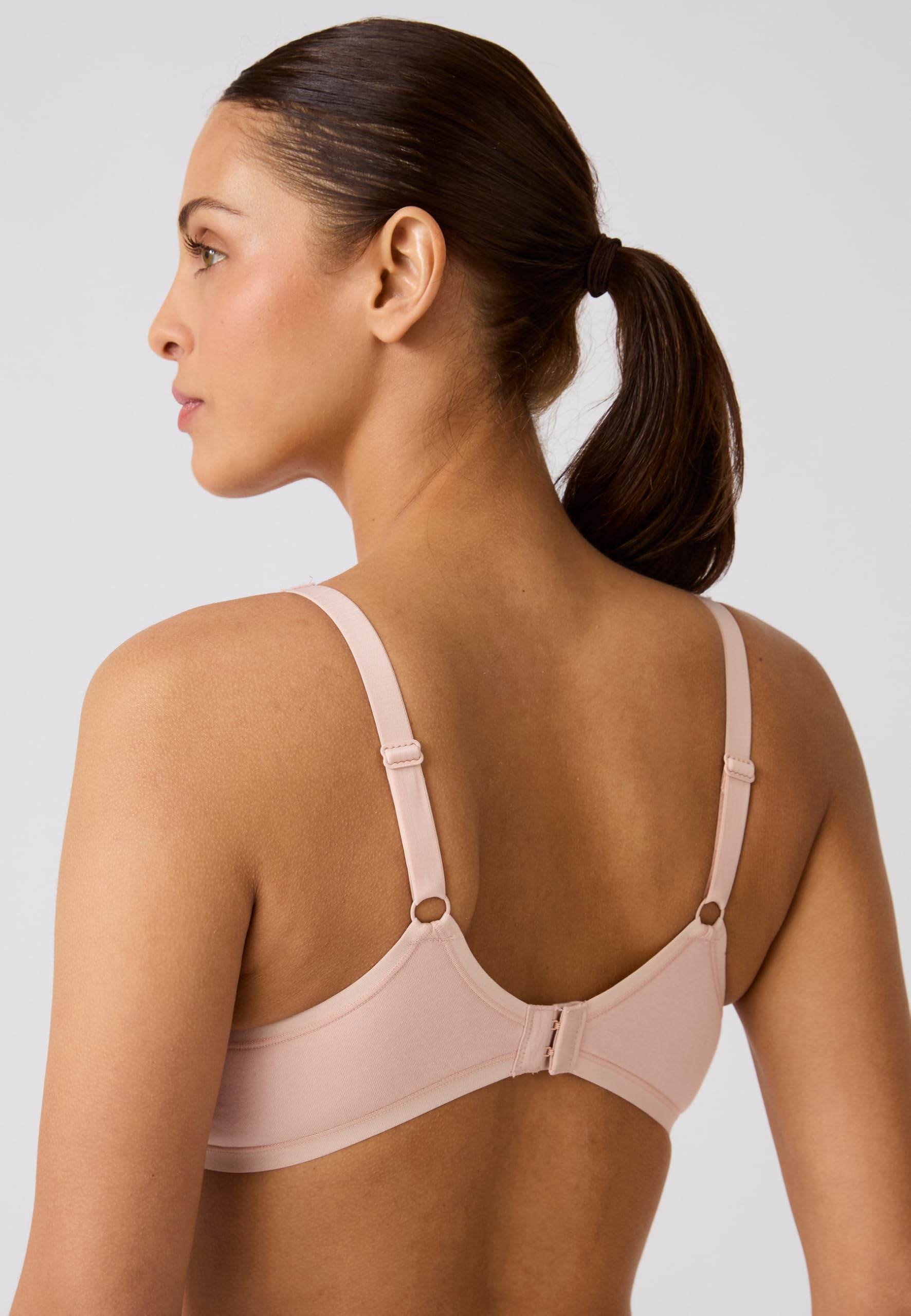 Damart Biancheria intima reggiseno bianco in cotone biologico