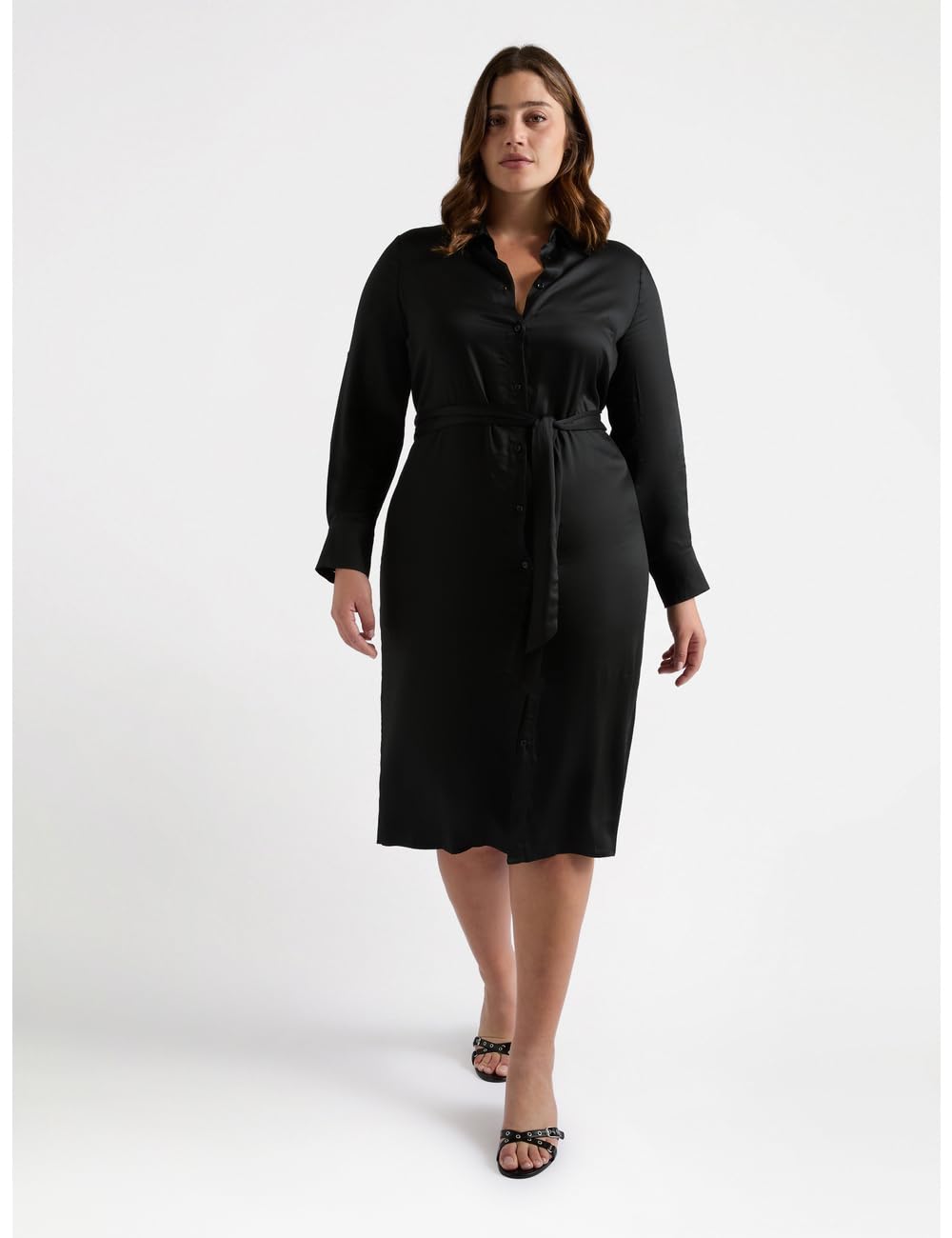 Fiorella Rubino Vestiti Chemisier vestito 46 Plus con cintura removibile
