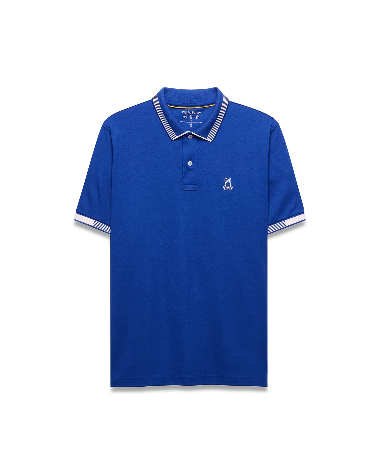 Psycho Bunny Men's Polos Timmy Performance polo blu regular