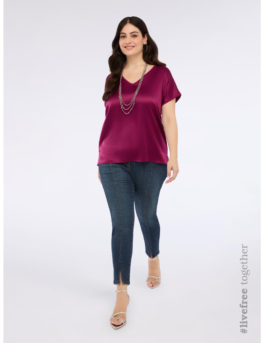 Fiorella Rubino Jeans Jeggings 44 Plus e 48 Plus