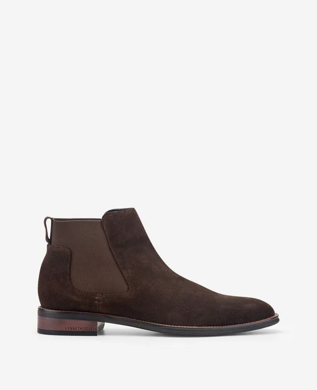 Kenneth Cole Reaction Shoes Tully Chelsea boot 7M marrone scamosciato