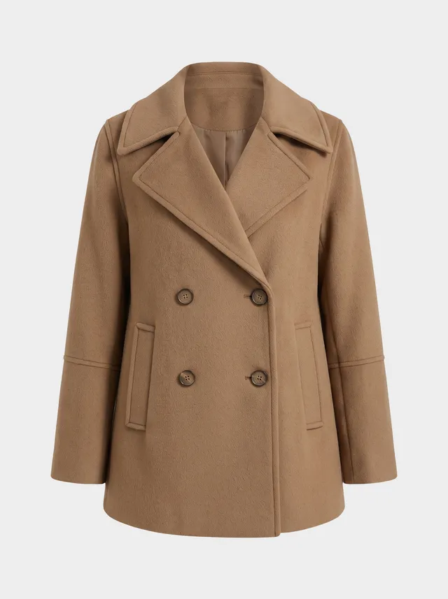 Markup Donna Cappotti Cappotto corto doppiopetto