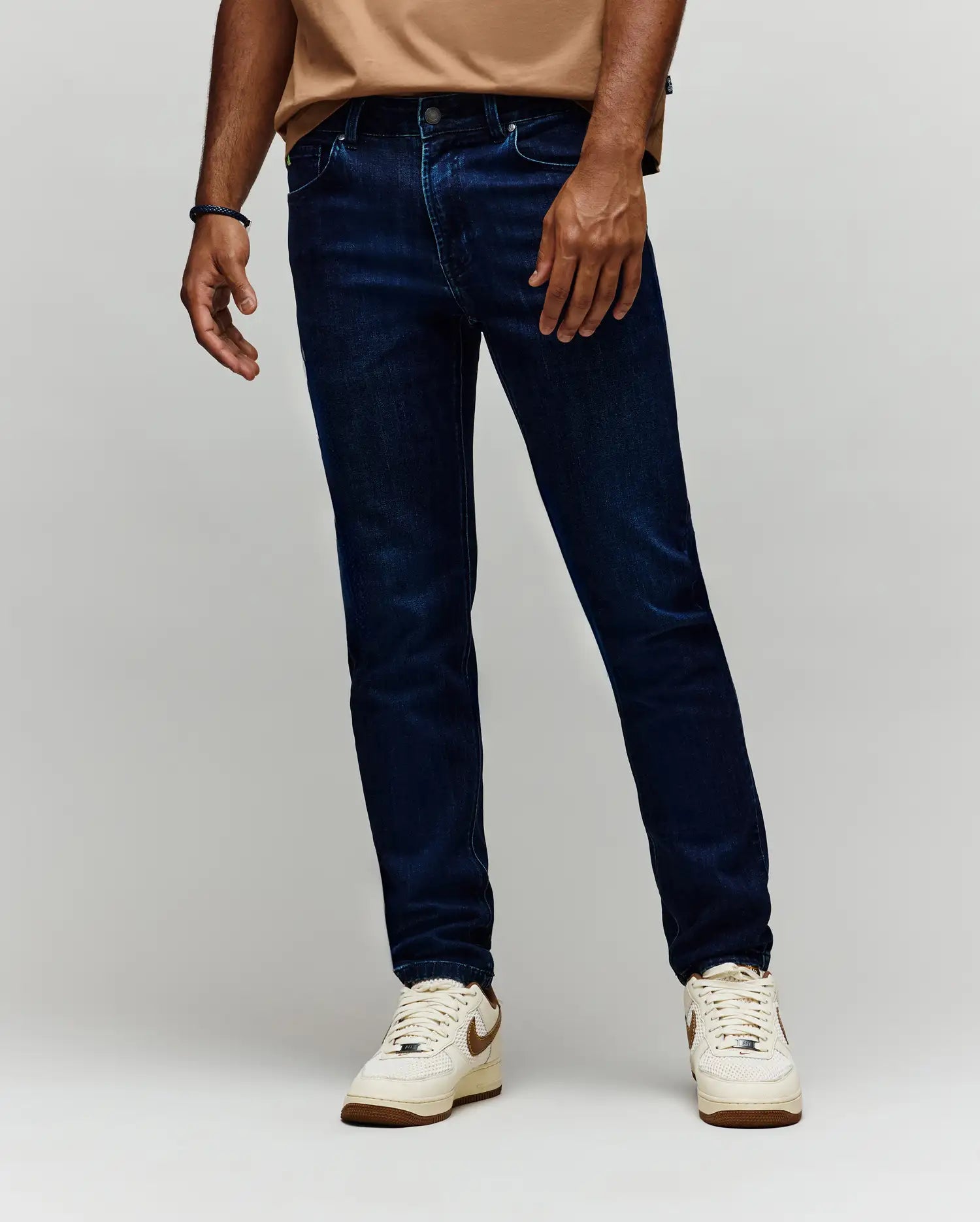 Psycho Bunny Men's Pants Emerson Slim Fit Denim Pant 32 L MB0600010 jeans Blue Black Rinse