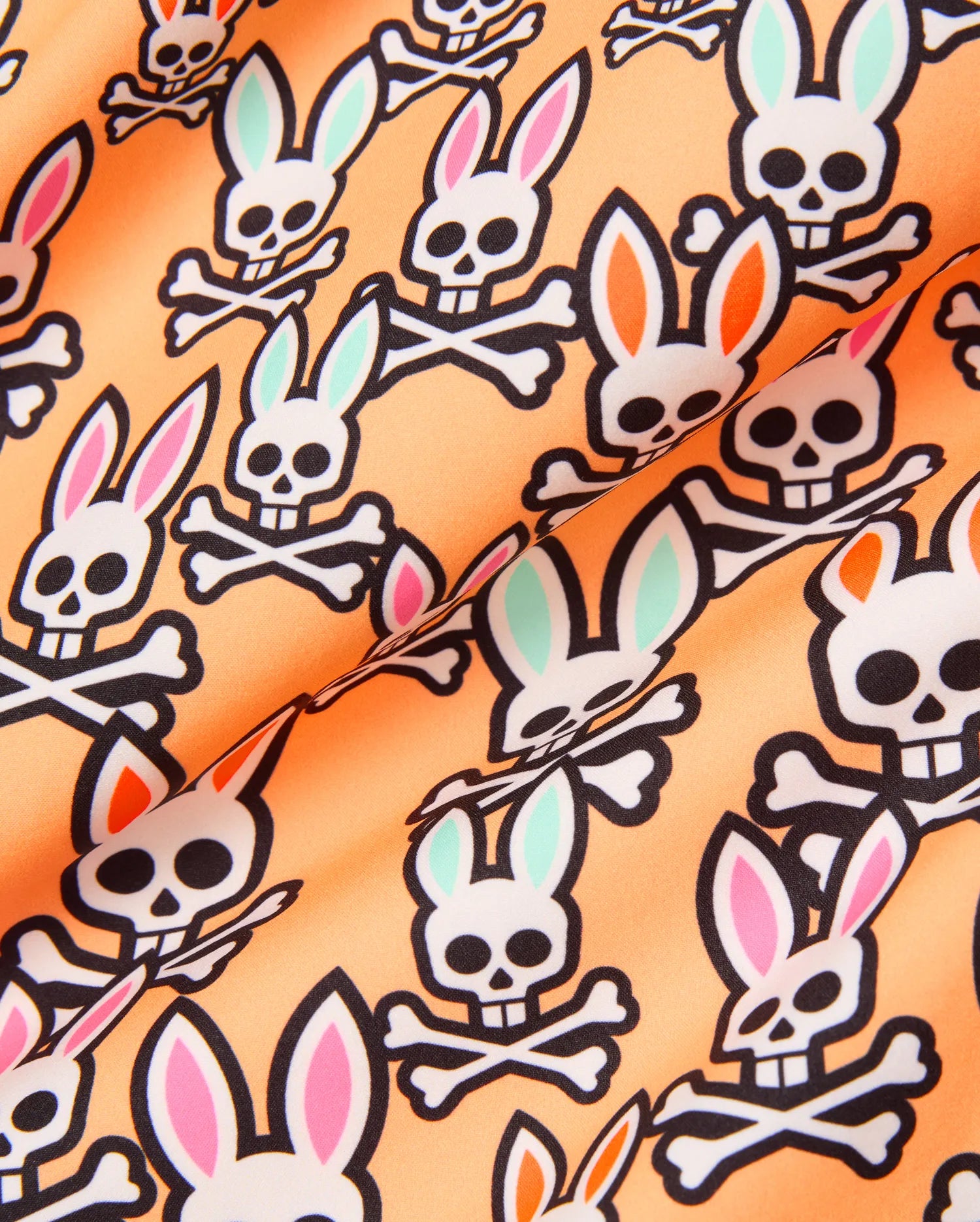Psycho Bunny Men's Swimwear Byron Swim Trunk 6" costume arancione con rete interna