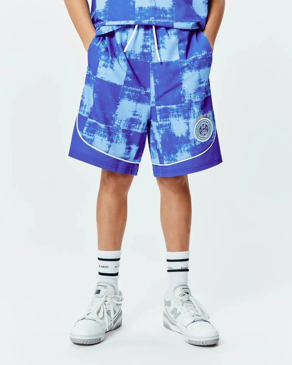 Psycho Bunny Kids Bottoms Micah Soccer Short pantaloncini blu 426