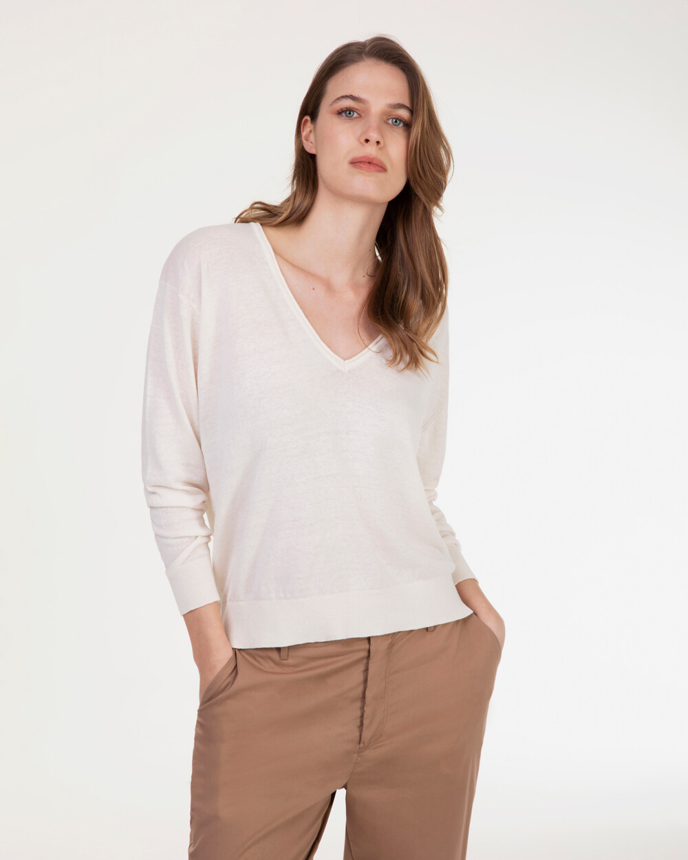 Markup Donna Maglieria Maglia lino cotone