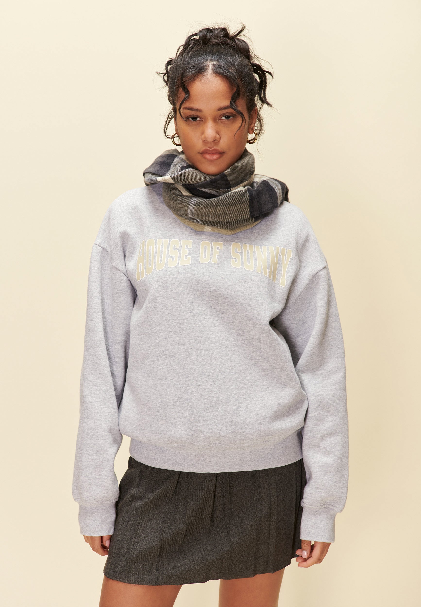 House Of Sunny Womens Tops The Family Crew felpa girocollo in cotone biologico