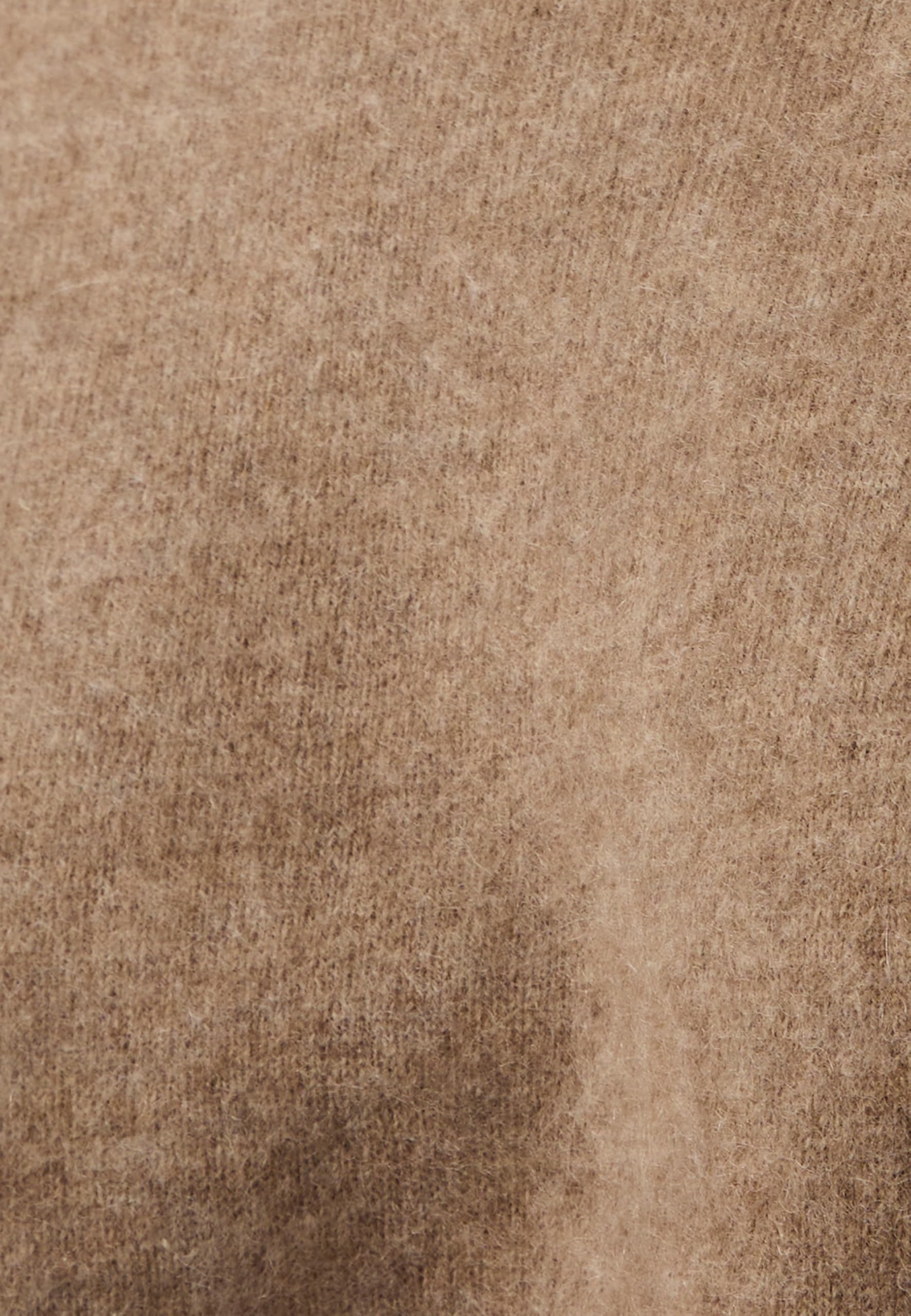 Damart Prêt-à-porter maglione donna lana spazzolata marrone cioccolato 50-52