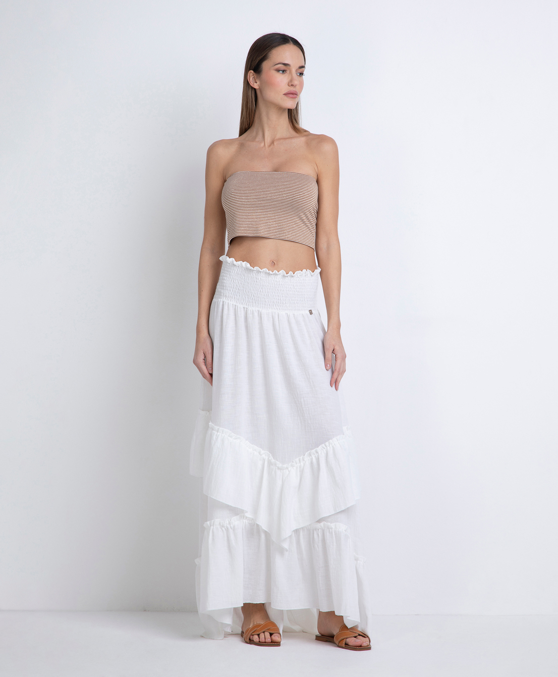 Markup Donna Camicie & Bluse Top in jersey rigato donna