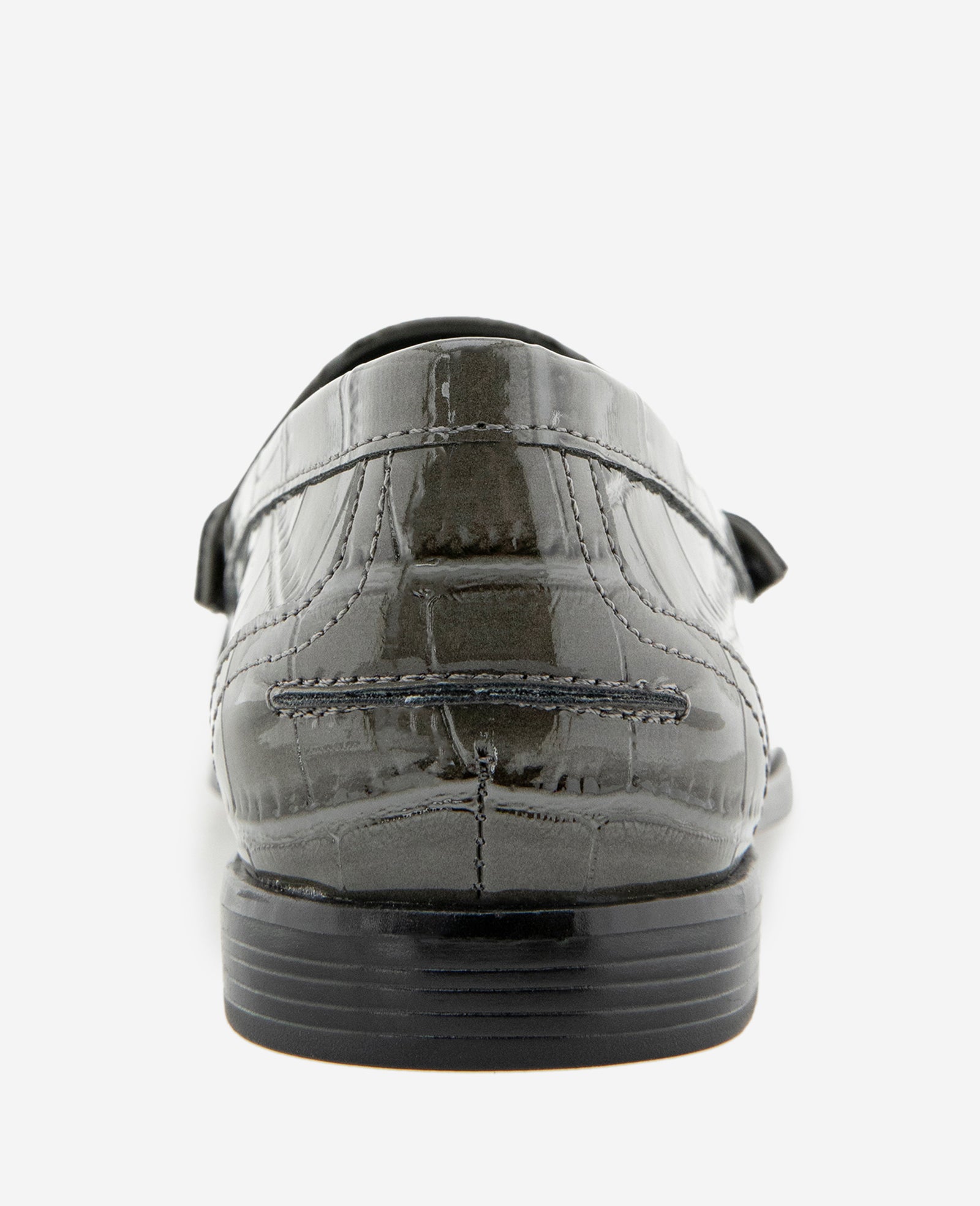 Kenneth Cole Reaction Shoes REACTION - Zoila Patent Croco Loafer mocassini grigio scuro