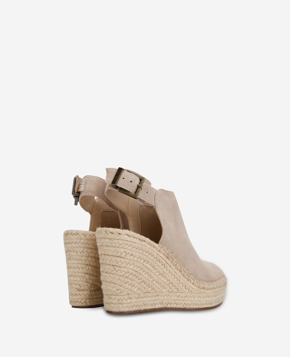 Kenneth Cole Reaction Shoes Olivia Wedge Espadrille Sandal sandalo zeppa Almond